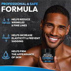 Mens Face Moisturizer Cream - Anti-Aging & Wrinkle Cream, Non-Greasy 4.2 OZ