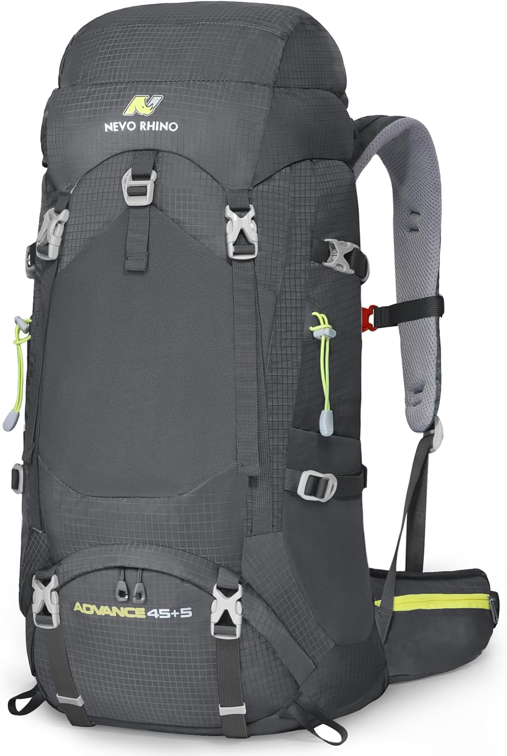 Internal Frame Hiking Backpack 50/60/65/70/80L, Mountain Climbing Camping Backpack Daypack Waterproof Rain Cover