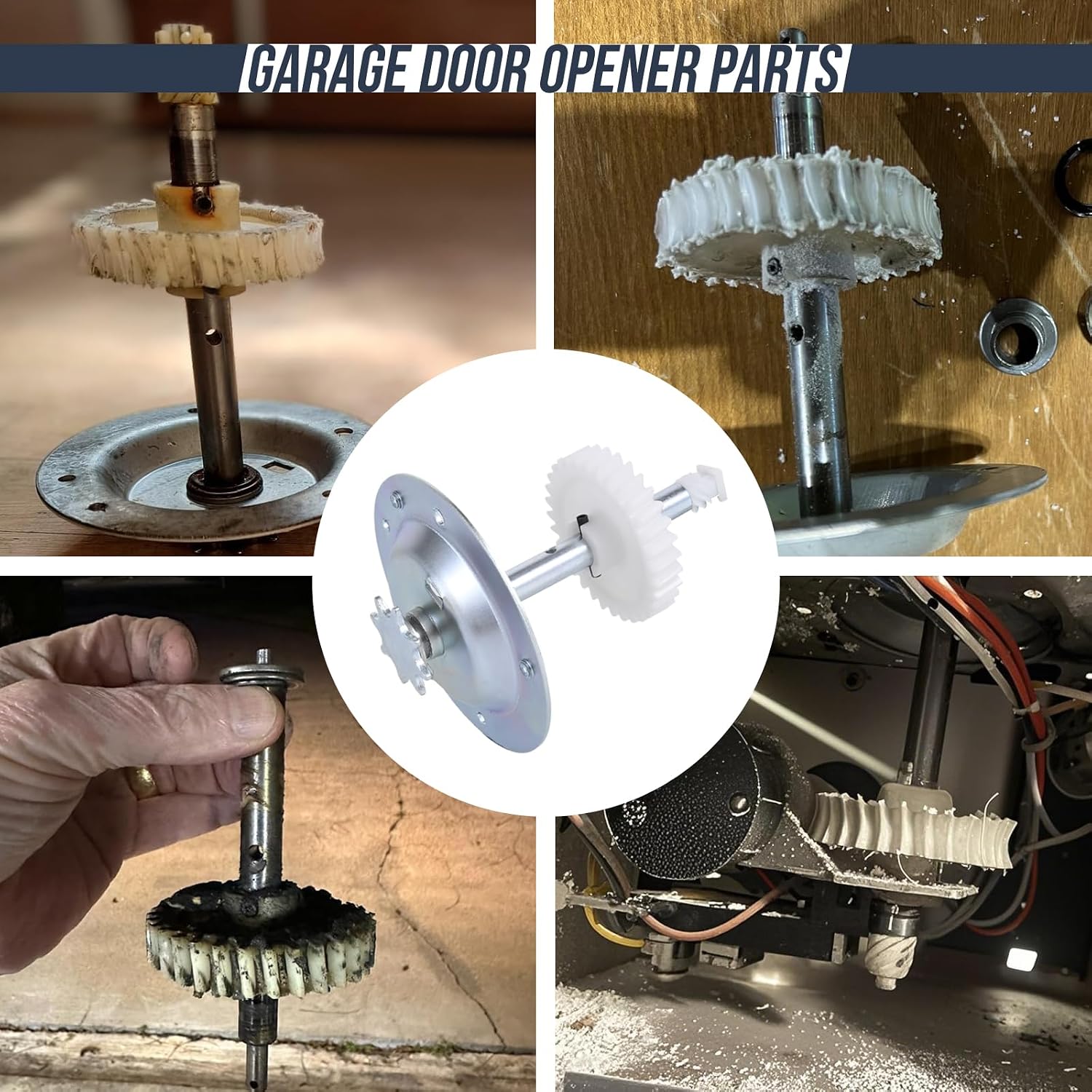 Garage Door Opener Gear and Sprocket Kit for 1/3 and 1/2 HP Models