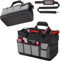 16.5 Inch Hard & Sturdy Bottom Tool Bag Organizer for Men, Waterproof Heavy Duty Tool Bag with Handle & Large Zipper