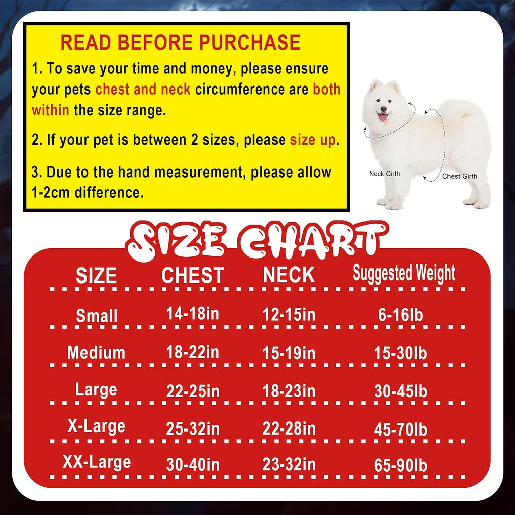 Dog Halloween Costumes, Pet Deadly Doll Dog Costume Funny Dog Costumes Dog Halloween Costume Clothes for Small Medium