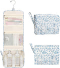 Small Hanging Toiletry Bag for Men and Women, Portable Hanging Organizer for Travel-Sized Shower Dopp Kit, Waterproof