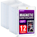 12ct 35pt Magnetic Card Holder Case Sleeves One Touch Card Holders