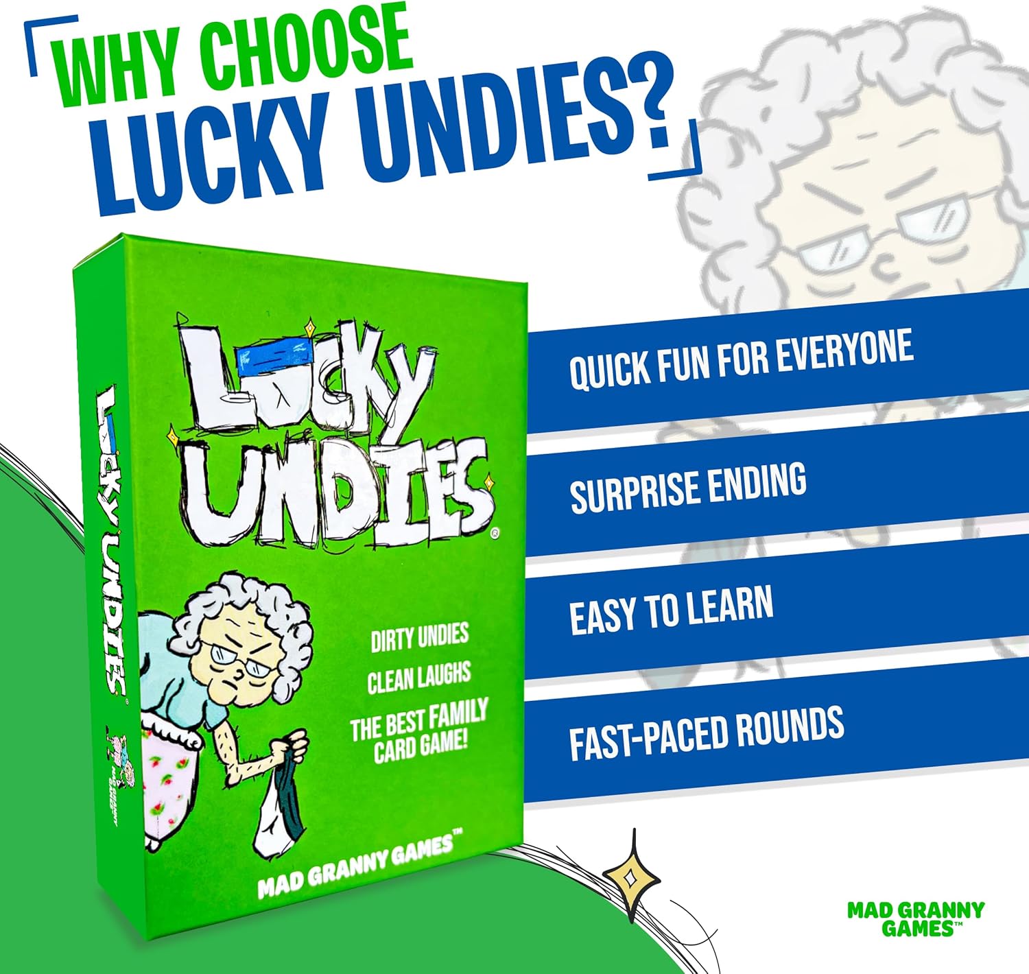 Hilarious Family Card Game for Kids, Teens & Adults | Fast-Paced Party Game for 2–5 Players, Ages 8+ | Quick 10–15