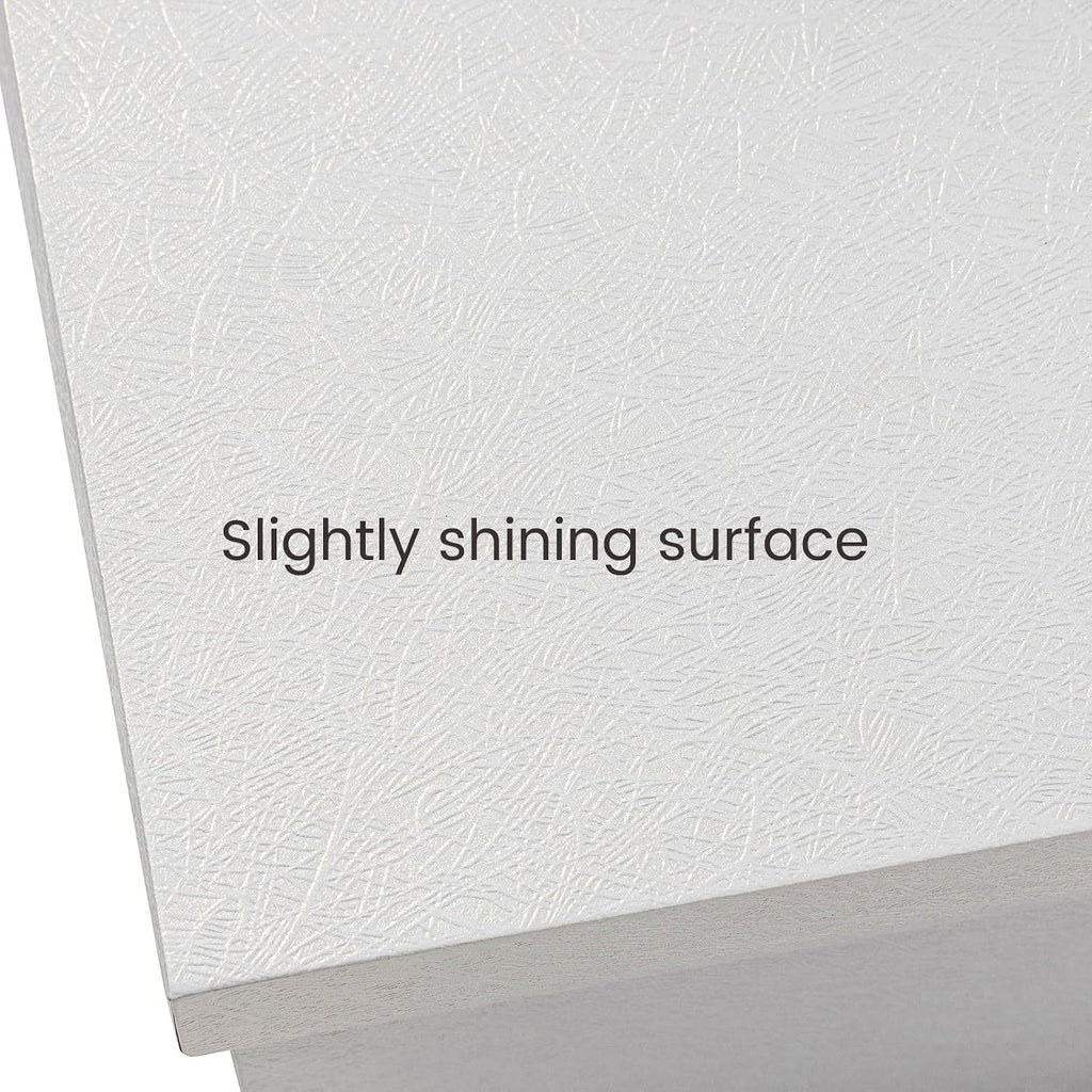 12x12x12 Inches Large Gift Box with Lid for Presents White 1 Pack