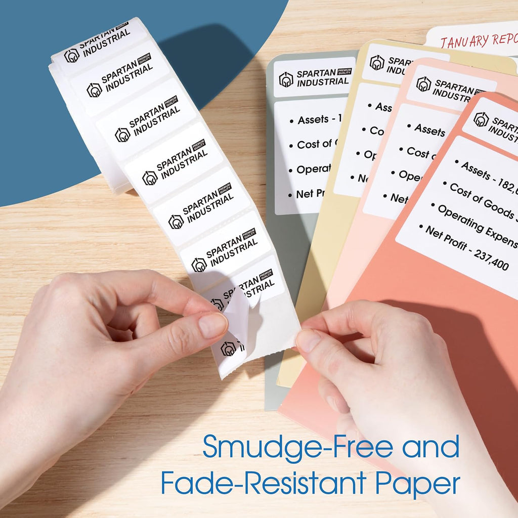 4" X 6" Direct Thermal Labels (2500 Count, 10 Rolls) - Printable Postage | 4X6 Shipping Labels for Packages and