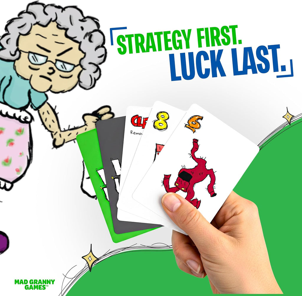 Hilarious Family Card Game for Kids, Teens & Adults | Fast-Paced Party Game for 2–5 Players, Ages 8+ | Quick 10–15