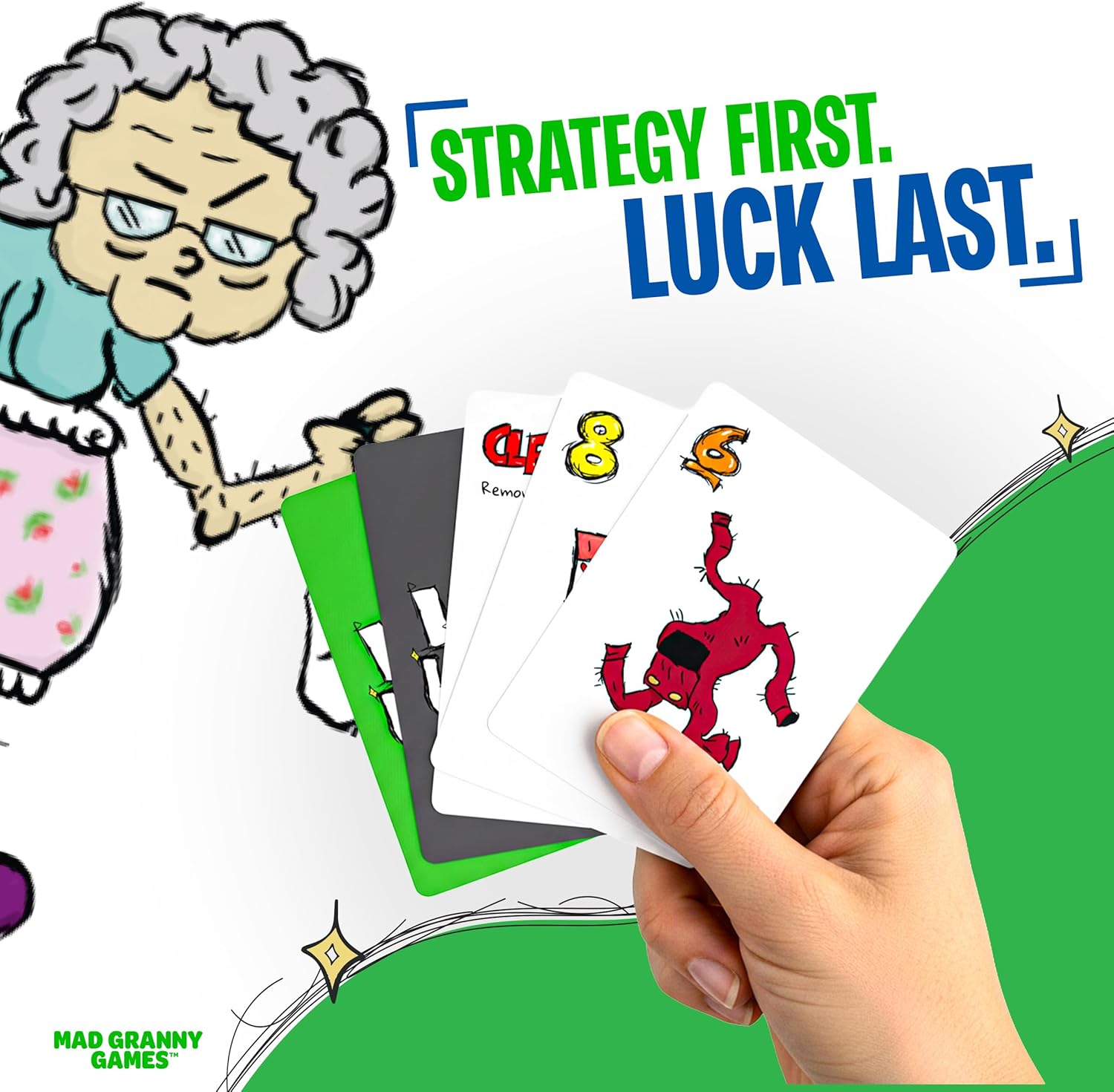 Hilarious Family Card Game for Kids, Teens & Adults | Fast-Paced Party Game for 2–5 Players, Ages 8+ | Quick 10–15