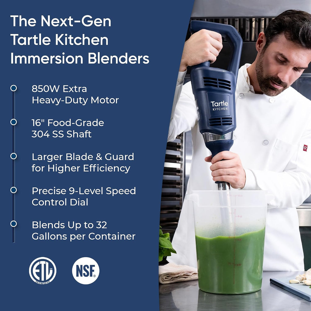 TK Commercial Immersion Blender 850W X-Heavy Duty for Restaurant 2026-16"