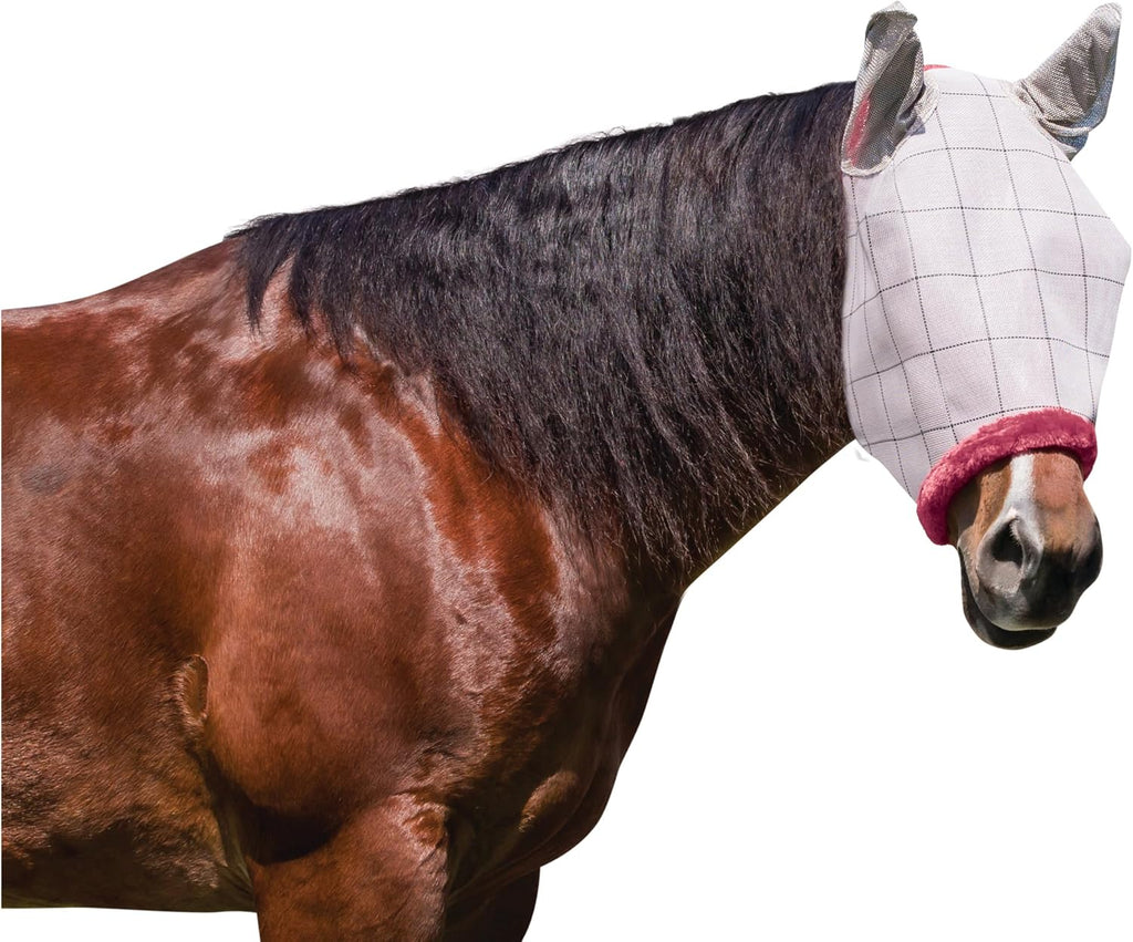 SuperMask II Horse Fly Mask with Ears, Average Size, Color May Vary