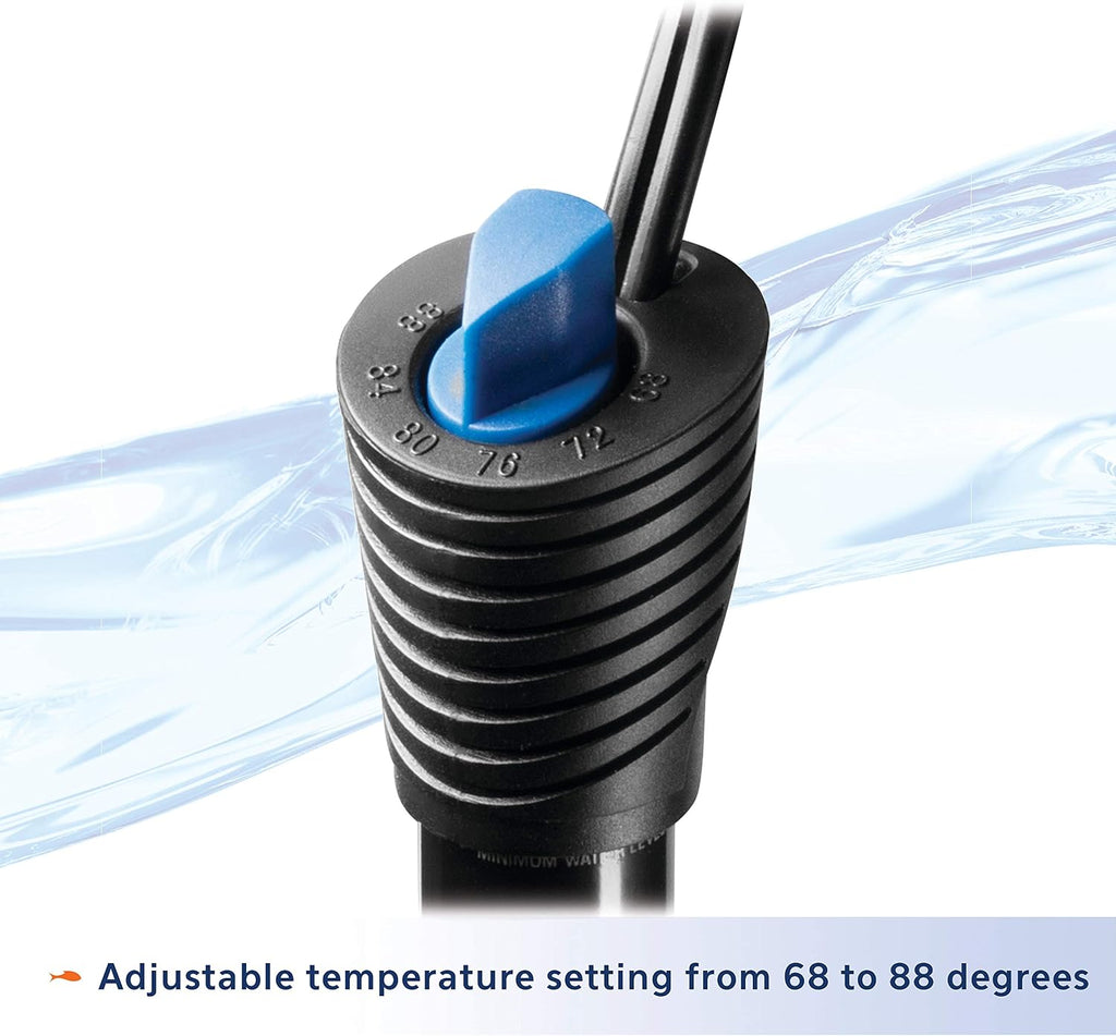 Submersible Aquarium Heater, 50 Watts, Up to 20 Gallons | 50 watt aquarium heater for freshwater and saltwater tanks