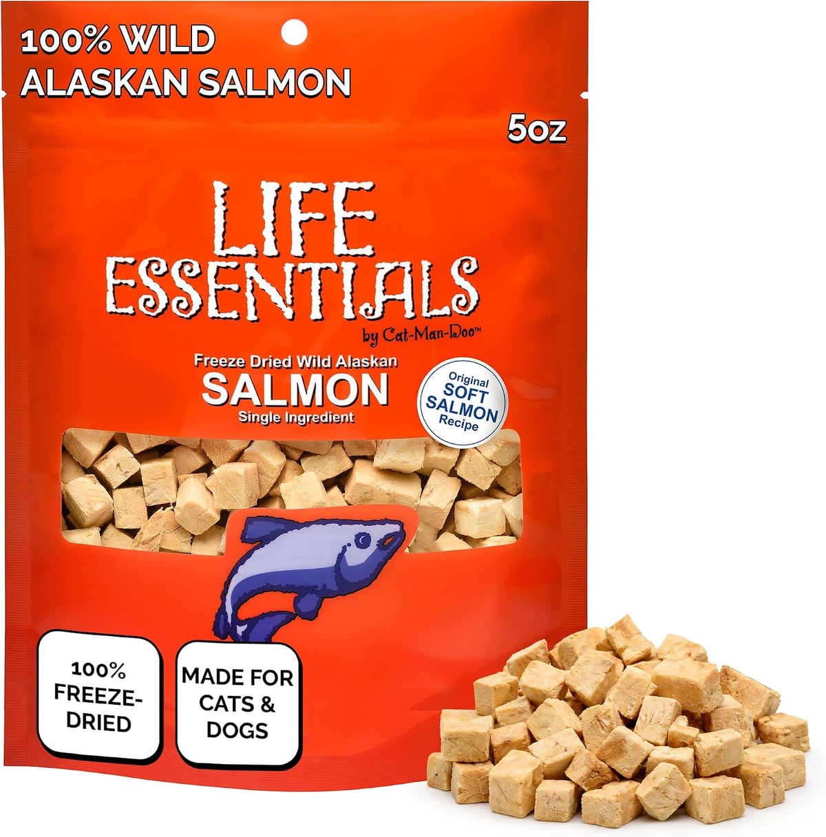 Freeze Dried Salmon Treats | 5oz Bag
