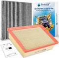Cabin & Engine Air Filter Kit, CF10285 & CA10755, Lab Certified MERV 13, Pre-oiled, 2pcs, Specific for Toyota Avalon