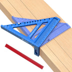 Housolution 8.5 Inch 3D 6-in-1 Carpenter Square (1/16" Precision), Blue