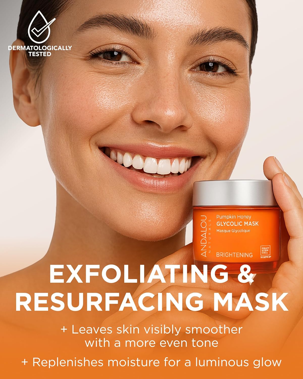 Pumpkin Honey Glycolic Mask (1.7 fl oz) | Exfoliating Face Mask with Glycolic Acid, Vitamin C for a Radiant Glow