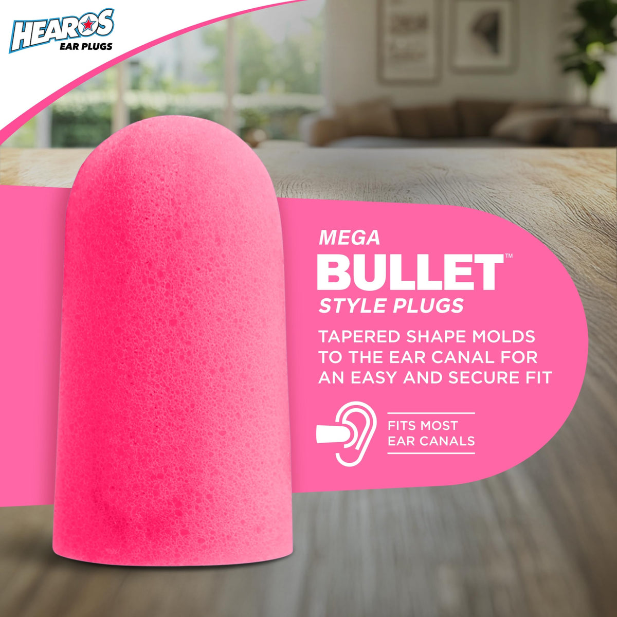 Sleep Pretty in Pink Ear Plugs For Sleeping, 14 Pair (Pack of 1)