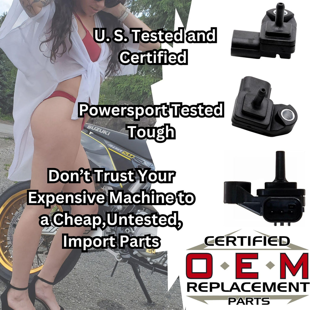 (2025 Updated Version) Certified OEM Replacement Part 1WS-82380-00-00 MAP Air Pressure Sensor 100% Guaranteed for Yamaha Bikes/Snowmobiles/ATV/utv Real World USA Tested