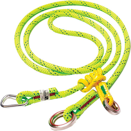 5/8” x 10ft KMIII Adj Friction Saver w/Wear Safe Steel Rings, Prusik