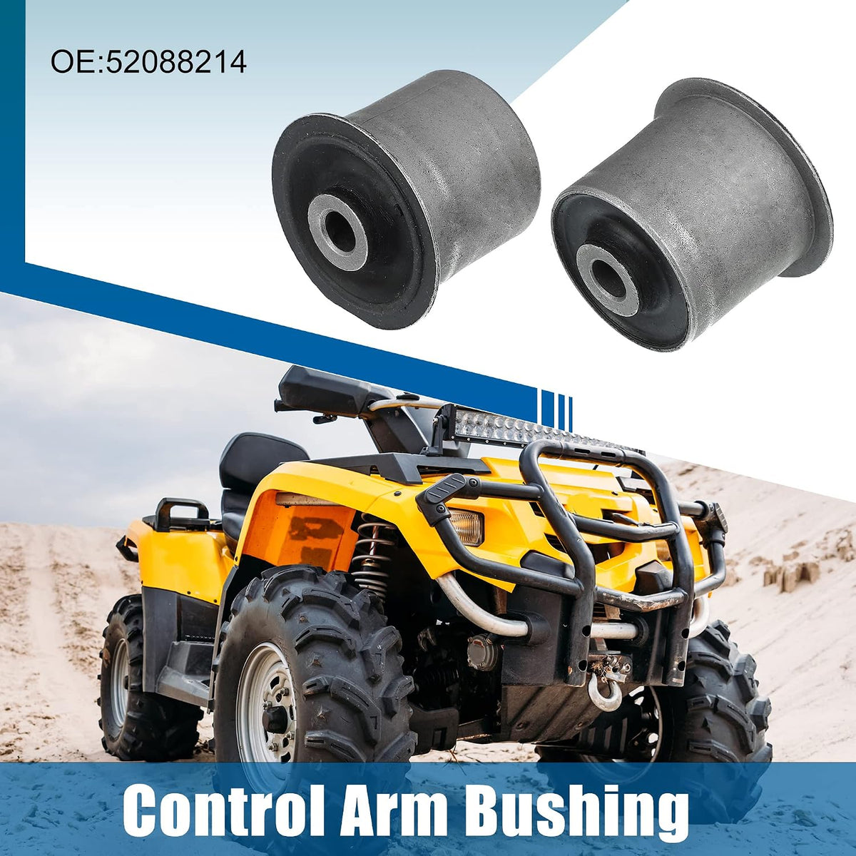 X AUTOHAUX 2pcs Front Upper Control Arm Bushing for Jeep Grand Cherokee