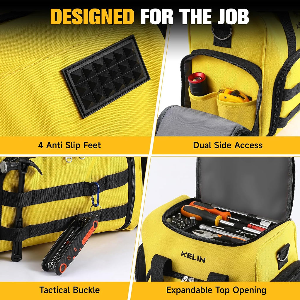 Tool Bag Box Organizer, Wrench Organizer, Toolbox, Tool Bags for Men Storage, Electrician Tool Bag, Caja De
