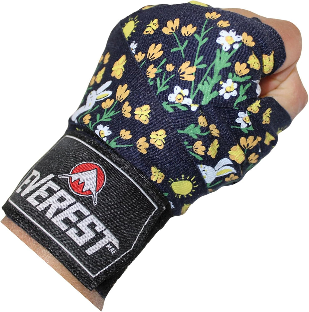 Mexican Style Hand Wraps 180" Semi-Elastic Boxing Wraps with Thumb Loop, Inner Gloves Bandages for Muay Thai