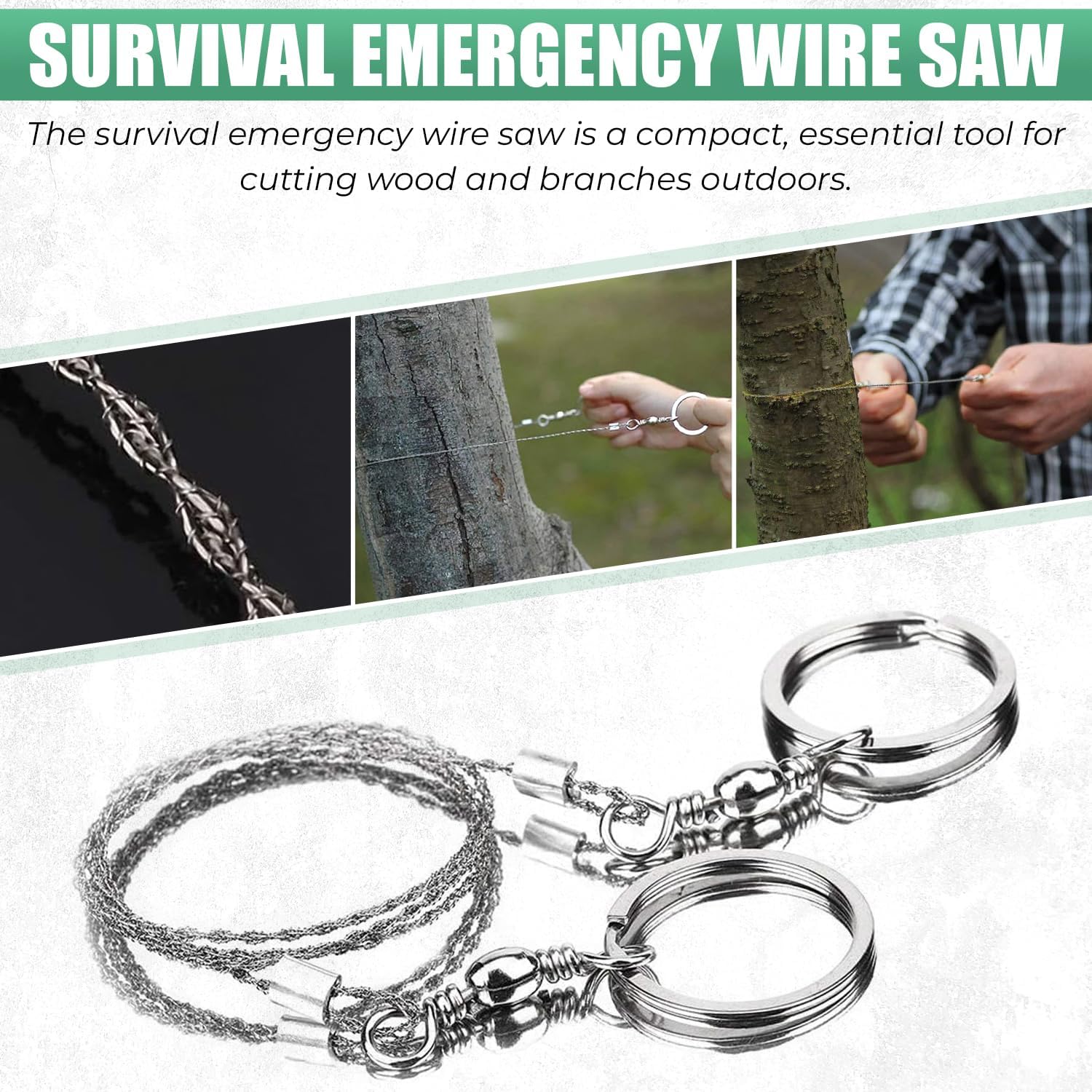 Survival Kit with Emergency Gear for Camping, Hiking & Outdoor Survival