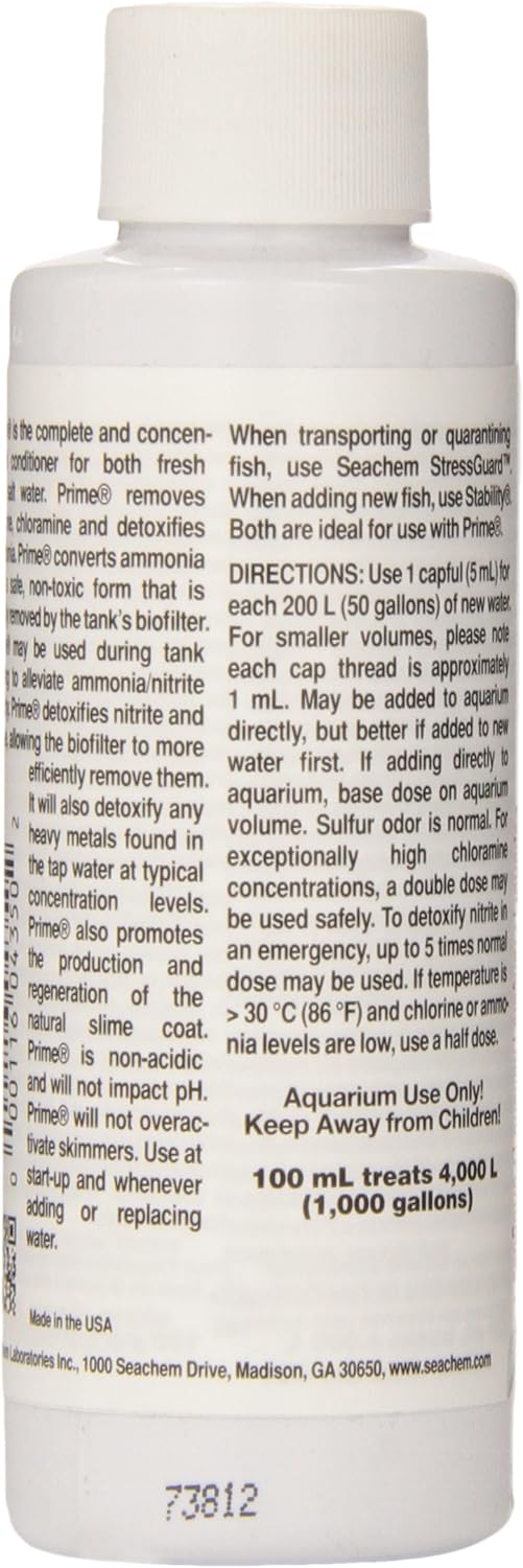 Prime Fresh and Saltwater Conditioner - Chemical Remover and Detoxifier 100 ml