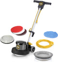PLC13L 13" Heavy Duty Commercial Polisher Floor Buffer Machine Scrubber and 5 Pads
