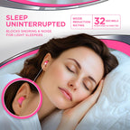 Sleep Pretty in Pink Ear Plugs For Sleeping, 14 Pair (Pack of 1)