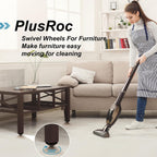 PlusRoc 4 Pack 1 Inch Self Adhesive Caster Wheels for Furniture