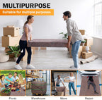 Textile Moving Blankets 100% Recycled 54” x 72” Professional Shipping Moving Packing Pads Furniture Pads Storage