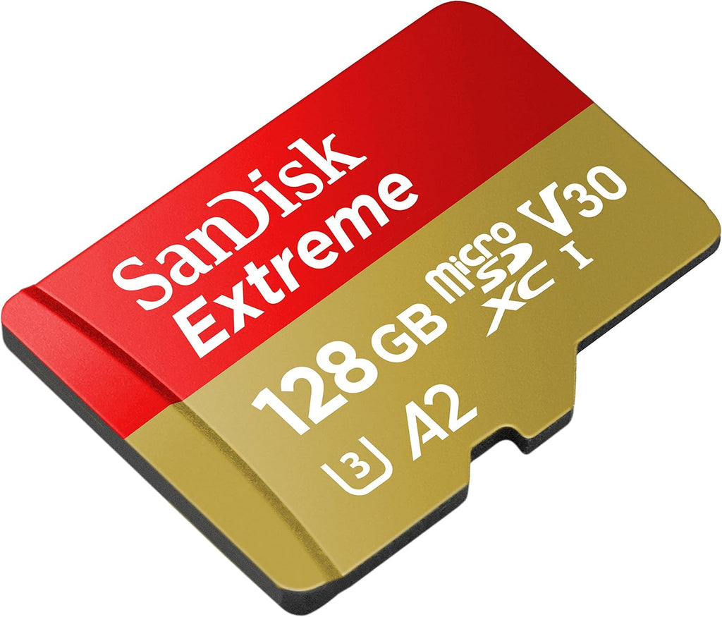 128GB Extreme for Mobile Gaming microSD UHS-I Card - C10, U3, V30, 4K, A2, Micro SD - SDSQXA1-128G-GN6GN