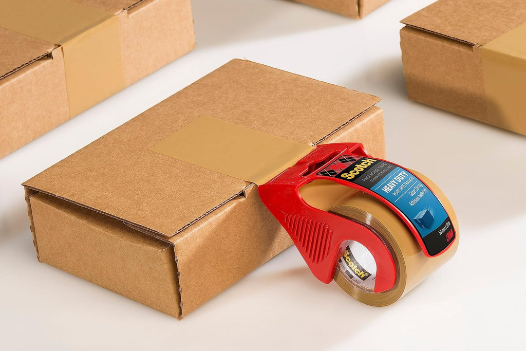 Heavy Duty Packaging Tape, Brown, 1 Roll, 48 mm x 20.3 m