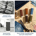 Heavy Duty Blue Jeans Thread, 5 Color sdenim Thread, 20/2 Specifications