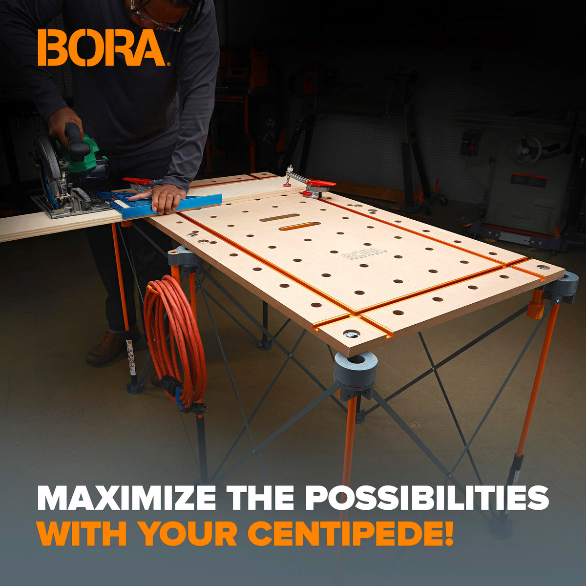 Centipede T-Track Workbench - 20mm Dog Hole MFT Work Bench Table Top