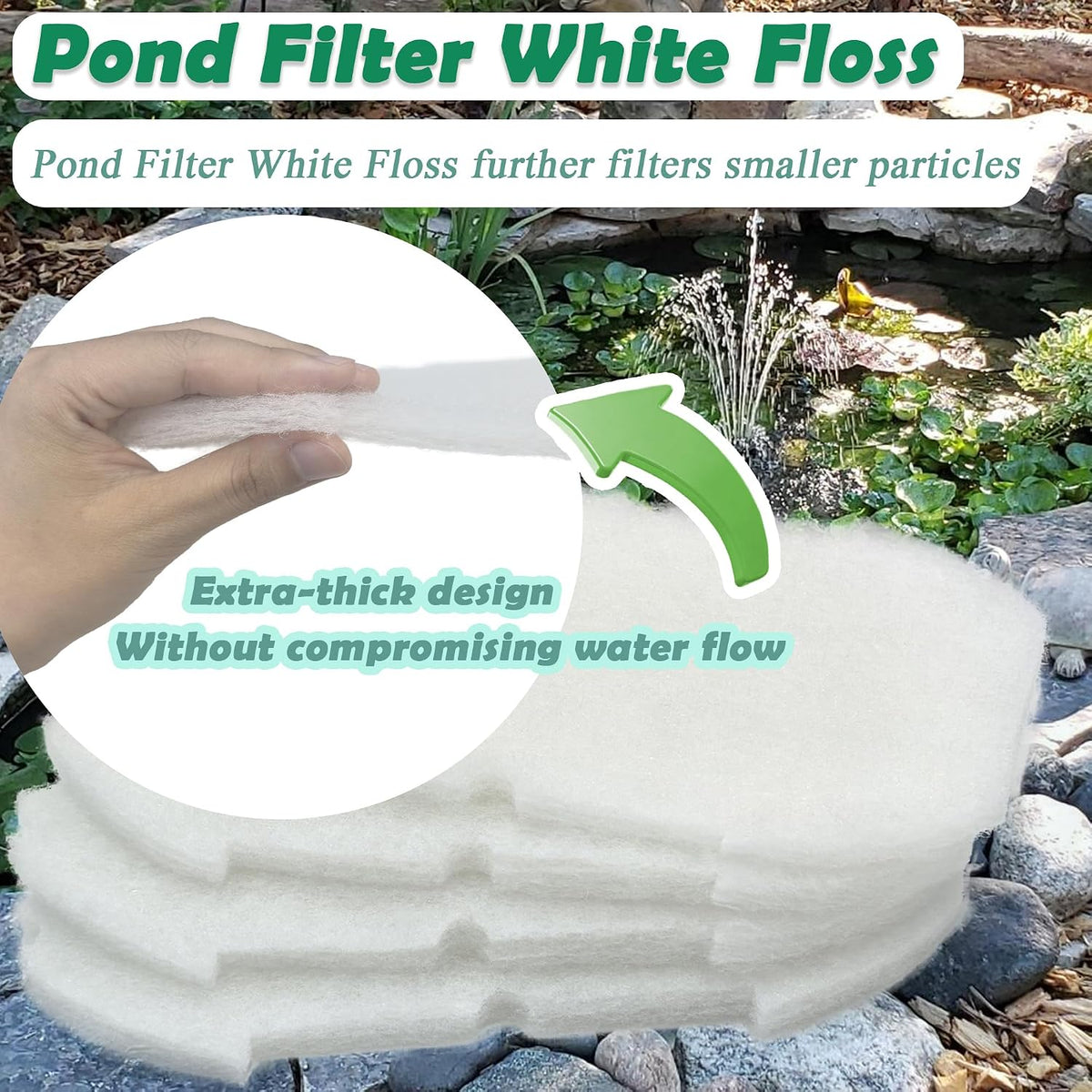 16 Pack Filter Media Set for Aquagarden Inpond 5in1 200 Gallon Model