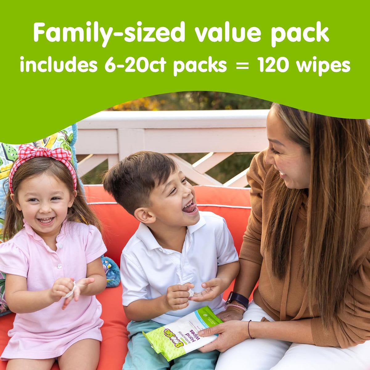 Antibacterial Hand Wipes - 120 Count