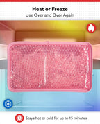Rectangle Plush Gel Bead Ice Pack for Muscle Aches & Relaxation