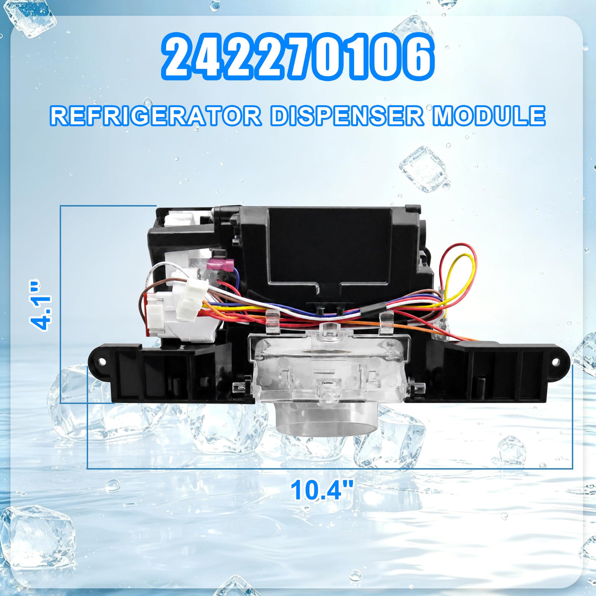 242270106 Ice and Water Dispenser Replacement for Frigidaire Refrigerators