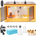 115L Chicken Brooder Box for Chicks Kit with Heater Chicks Warmer Brooder Plate Ducks Tent Pen Thermometer for 30