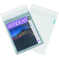 Clear View Poly Mailer Envelopes, 10" x 13", Clear/White, Self Seal, Waterproof and Puncture Resistant