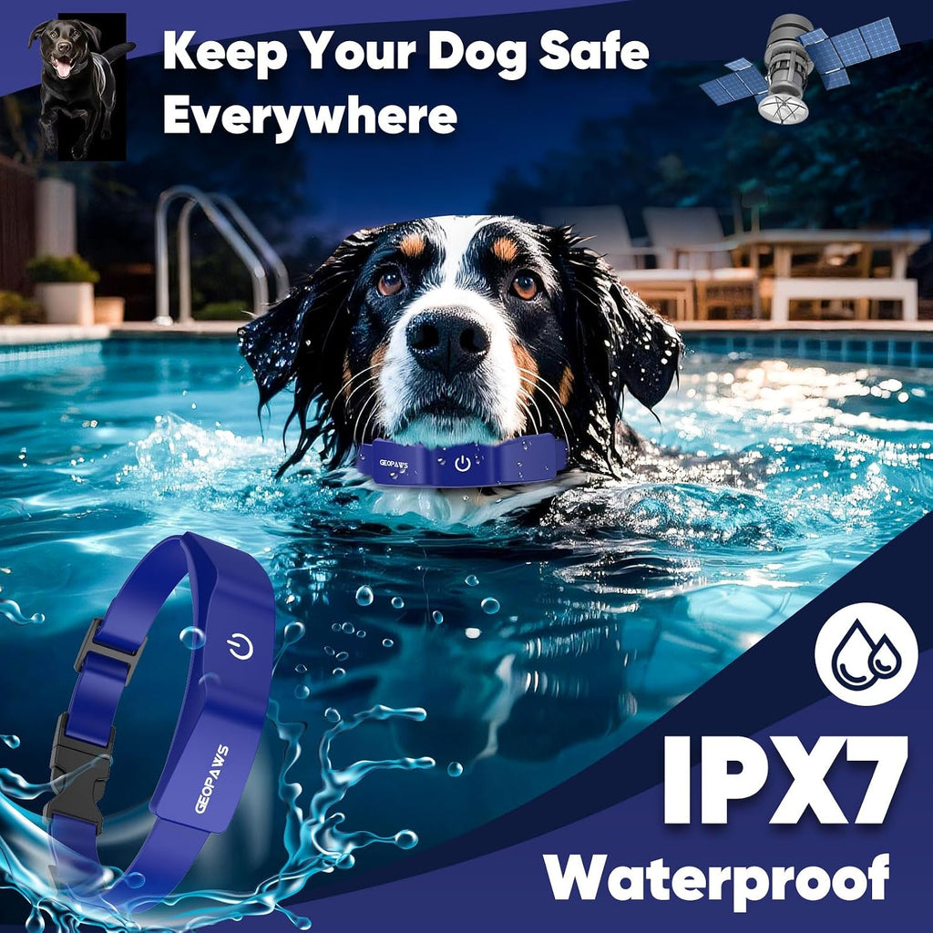 GPS Wireless Dog Fence, Electric Fence System with Training Collar