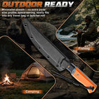 Outdoor Knife for Boning - Trailing Point Boning Knife Orange