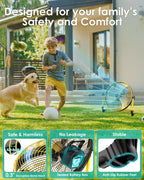 14" Solar Fan, Rechargeable Battery Operated Floor Fan