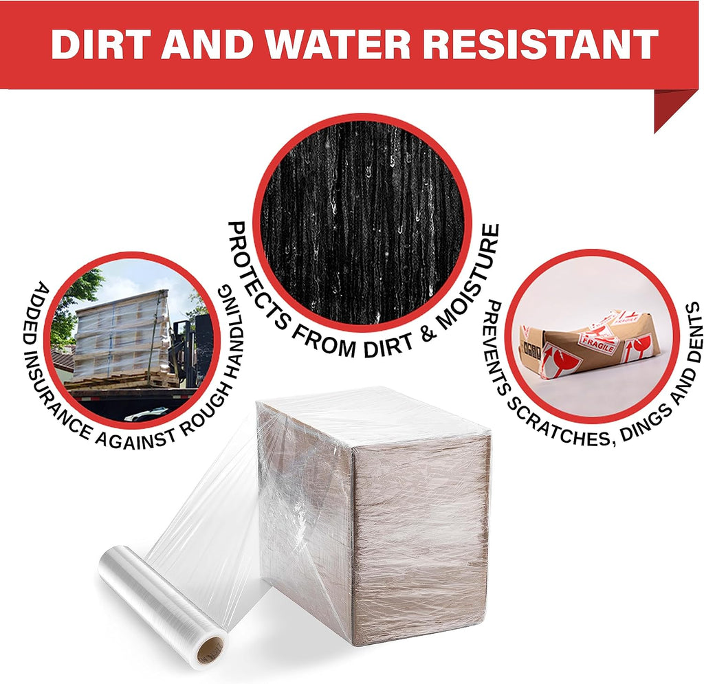 Stretch Wrap 17.5 Inch 80 Gauge Shrink Wrap