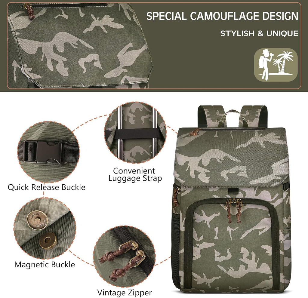 Camera Backpack Bag Professional DSLR SLR Camouflage Camera Backpack for Photographers Waterproof Large Capacity