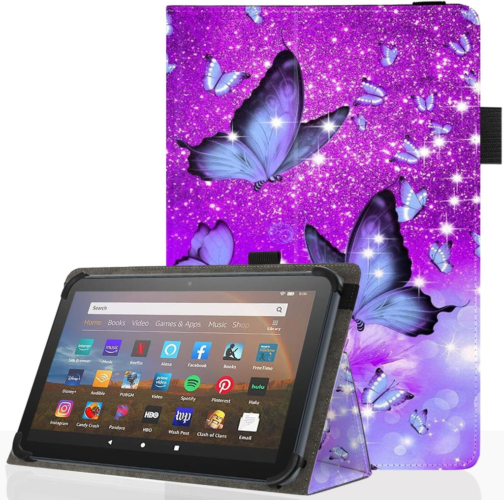 Universal 10 10.1 Inch Android Tablet Case,Slim Folding Stand Cover for All 9"-10.5" Touchscreen Tablet Case with