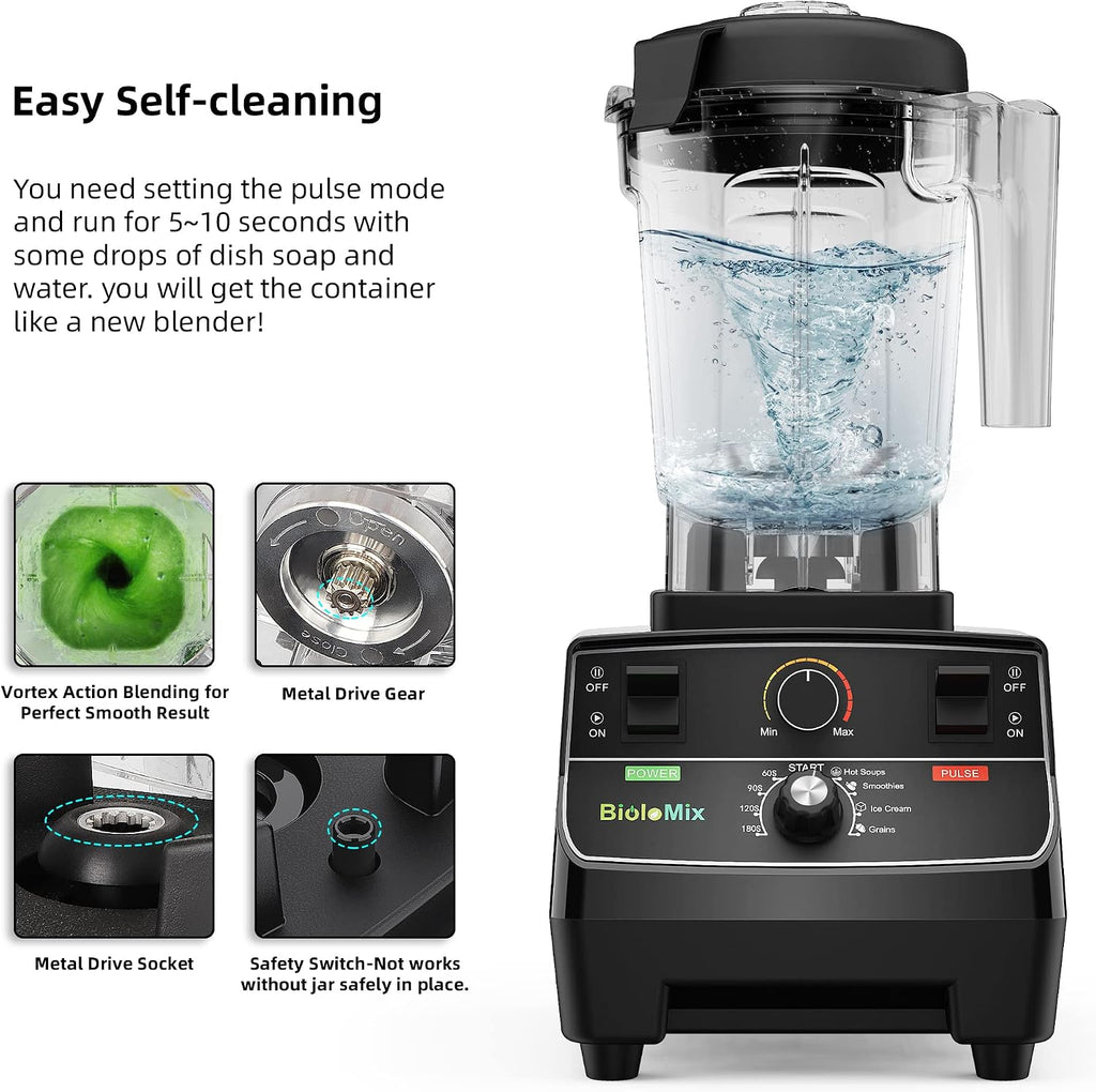 Professional Smoothie Blender, Countertop Blender Commercial