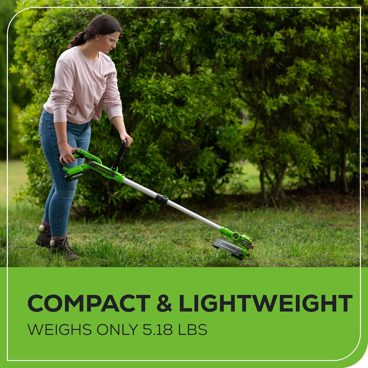 24V 12 in Cordless String Trimmer, 2.0 Ah Battery and Charger