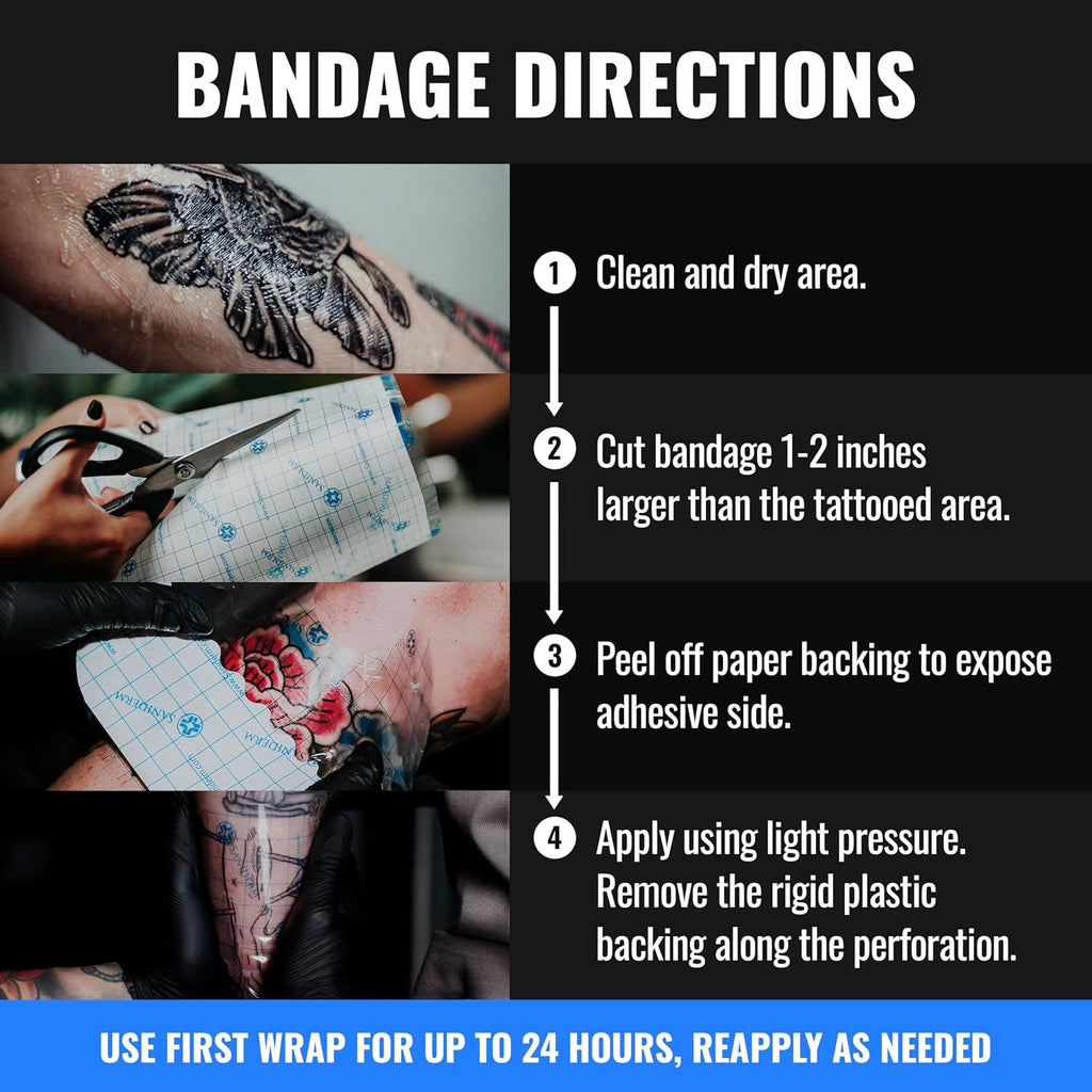 Tattoo Aftercare Bandage Personal Pack - 10.2 in x 2 yd